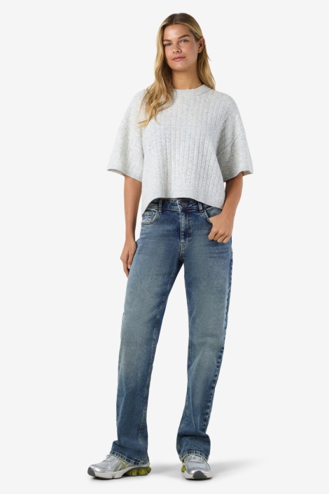 Noisy may grijze dames trui | Model