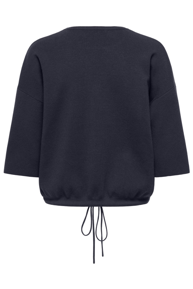 Only blauwe dames trui | Achteraanzicht