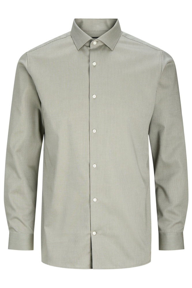 Jack & Jones groene heren overhemd | Vooraanzicht