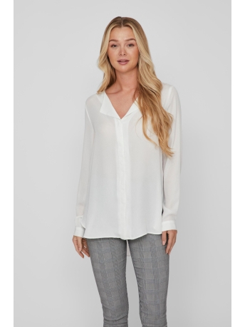 Vila Blouse VILUCY L/S SHIRT - NOOS 14044253 Snow White