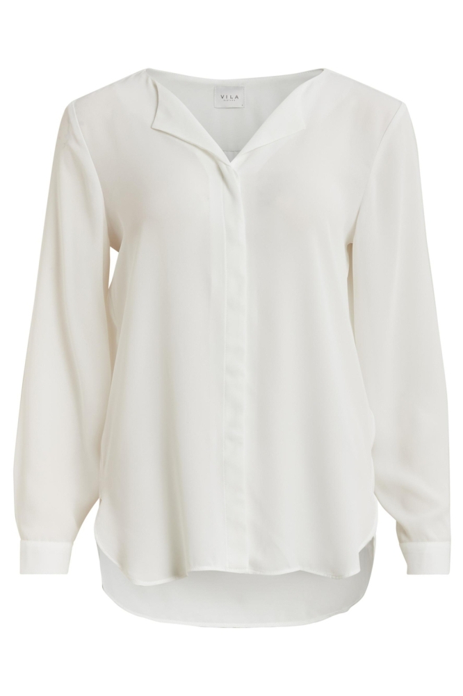 Vila witte dames blouse | Vooraanzicht