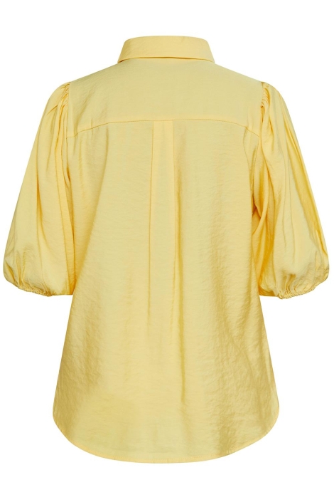 SisterS point gele dames blouse | Achteraanzicht