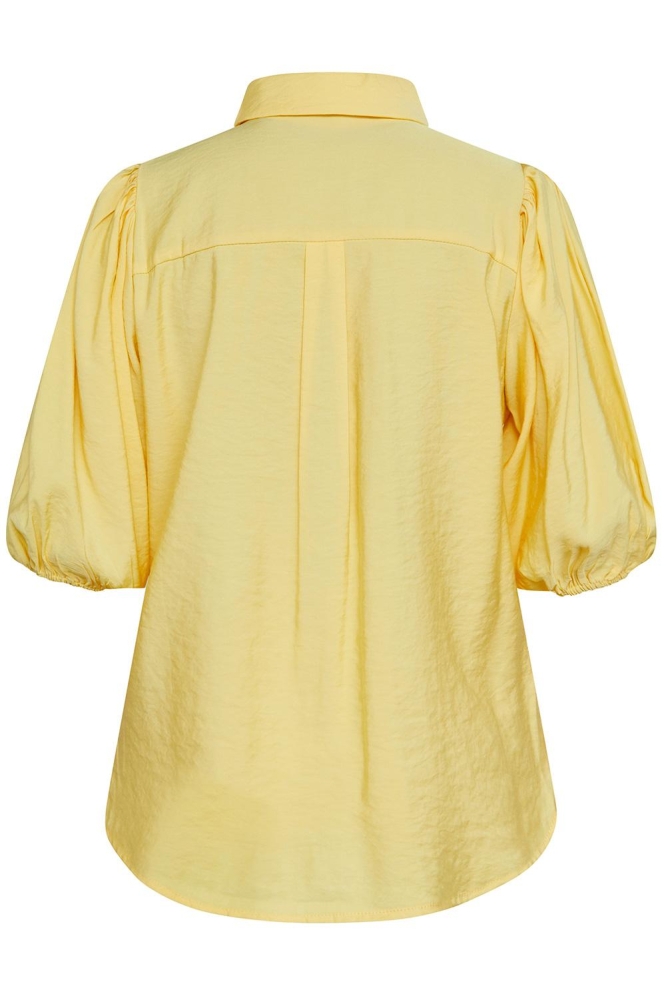SisterS point gele dames blouse | Achteraanzicht