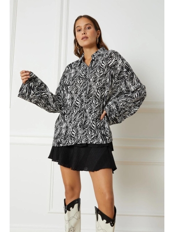 Refined Department Blouse BLOUSE RIMMA R22079354 950 ZEBRA