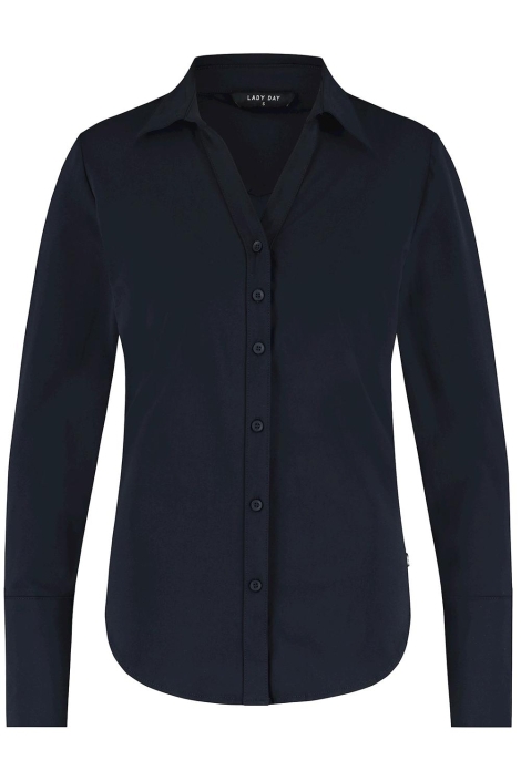 Lady Day blauwe dames blouse | Vooraanzicht