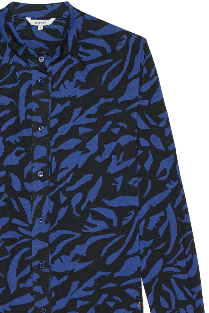 BLOUSE MET ABSTRACTE PRINT 22002039 49876