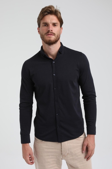 Gabbiano Overhemd PREMIUM SHIRT 333510 NAVY