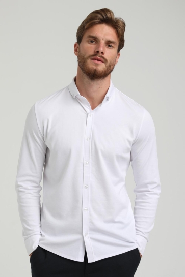 Gabbiano Overhemd PREMIUM SHIRT 333510 WHITE