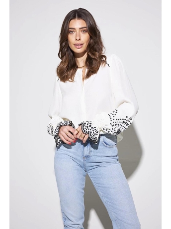 Harper & Yve Blouse HAYLI LS SS23P603 030 OFF WHITE