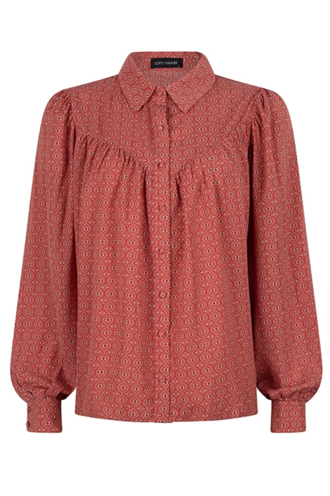BLOUSE LAVINA 302 pink mosaic