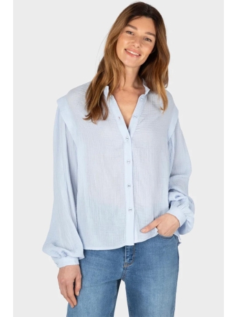 Sandwich Blouse BLOUSE MET KNOOPSLUITING 22002055 42800