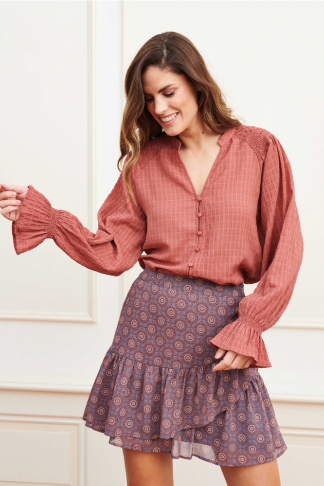 BLOUSE LUNI OG02 DARK PINK