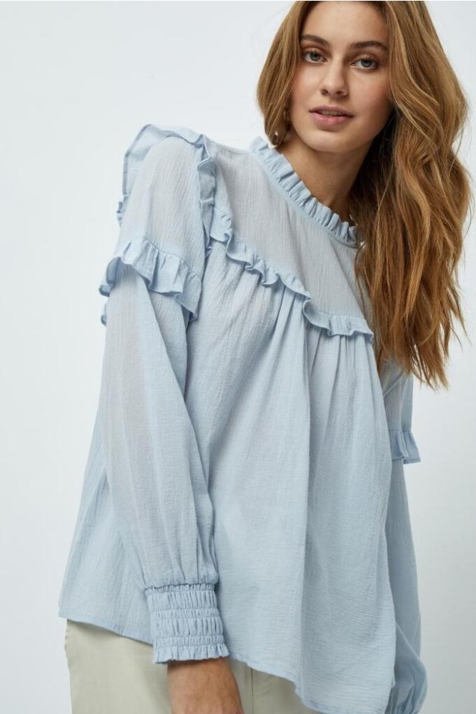 MATHILDA BLOUSE MI5286 1048 ICE BLUE