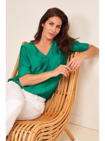 NED Blouse RALON 1 2 SS 23S1 U184 04 236 SHADE GLADE
