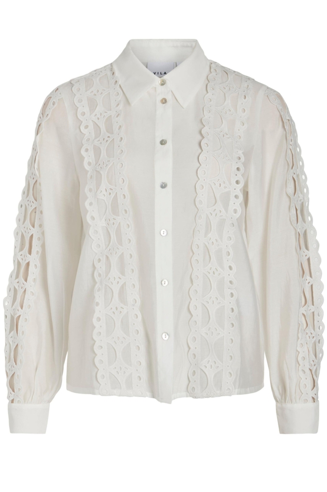 VIJUNIPER L/S SHIRT 14085673 CLOUD DANCER