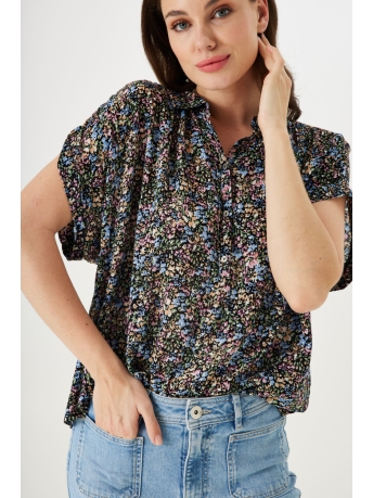 Garcia Blouse GEKLEURDE BLOUSE C30035 60 BLACK