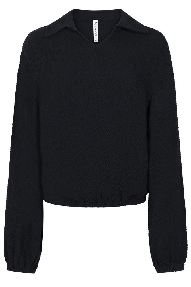 ISABEL FANTASY FABRIC BLOUSE 231 0008 NAVY