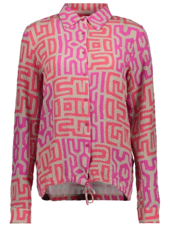 Zoso Blouse CHARLY  PRINTED BLOUSE 231 0007-0400 SAND PINK