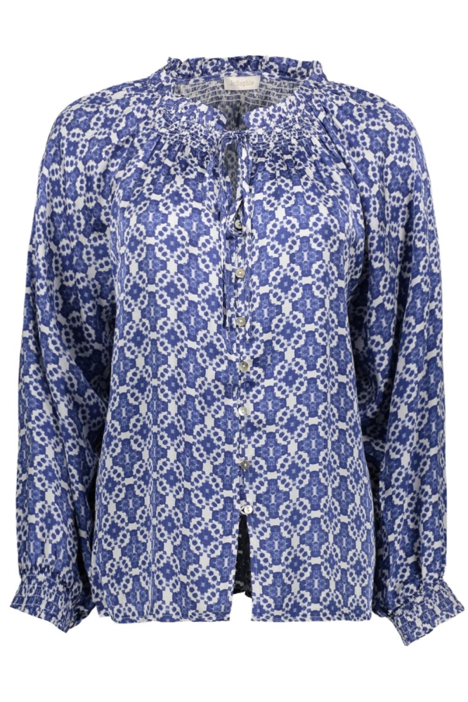 SPICY BLOUSE S8088 589 KALEIDOSCOPE BLUE