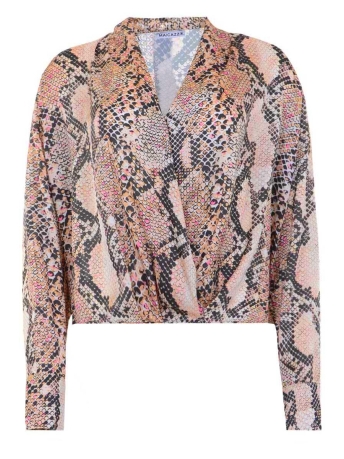 Maicazz Blouse ERVA BLOUSE SP23 20 006 POWDER SNAKE
