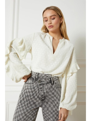 Refined Department Blouse MILAYA BLOUSE R2302951021 001 OFF WHITE