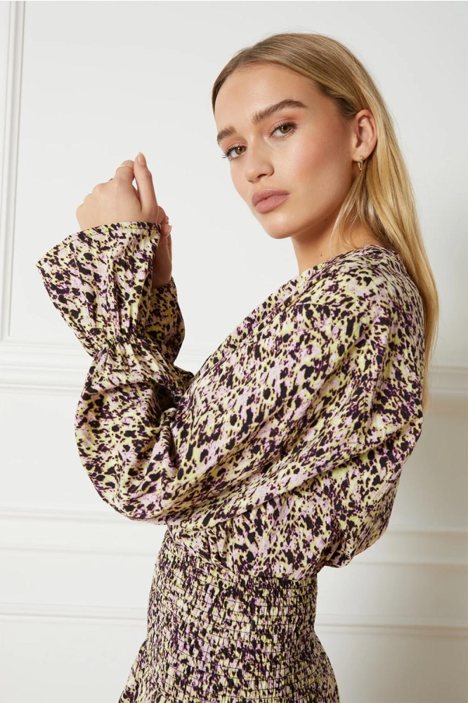 MILENE BLOUSE R2302935018 755 DOTS