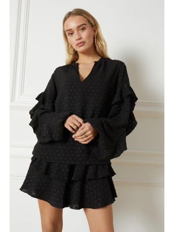 Refined Department Blouse MILAYA BLOUSE R2302951021 999 BLACK