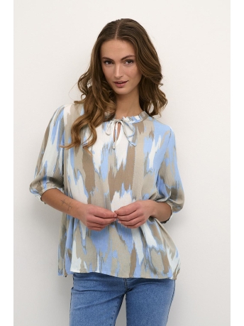 Kaffe Blouse KAFLEUR AMBER BLOUSE 10507375 104078 WINDSURFER GRAPHI