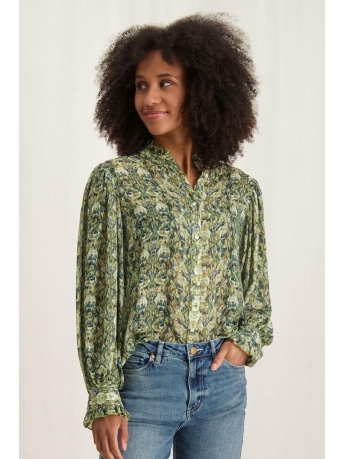 Circle of Trust Blouse PUCK BLOUSE W23 122  2611 Blurry blue