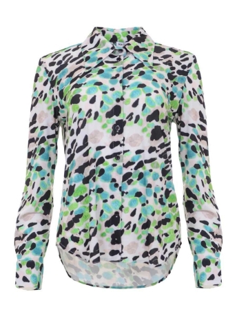 Maicazz Blouse GARBIXL BLOUSE SP23 20 004 PAINTART SMARAGD