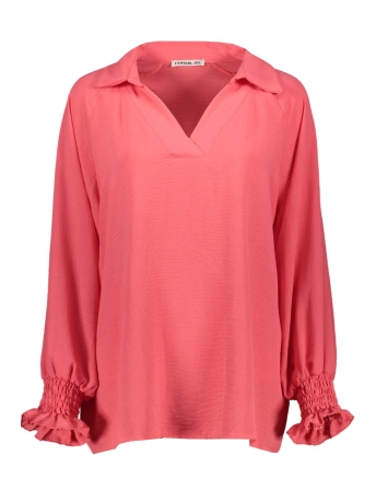 Typical Jill Blouse JUNE 10627  CORAL