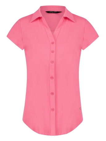 Lady Day Blouse SUZY CAP SLEEVE M27 375 1119 HOT PINK