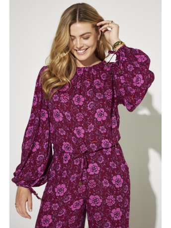 Harper & Yve Blouse ALEXIS LS FW23J600 400 hot pink