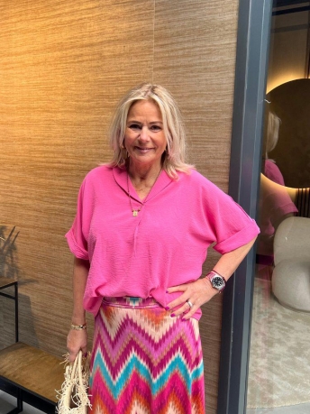 Typical Jill Blouse DEMI 10641  FUCHSIA