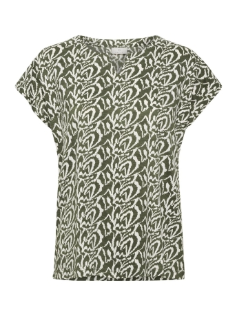 Kaffe Blouse KAGERDA JERSEY BLOUSE 10507566 104354 Grape Leaf Antique Graphic