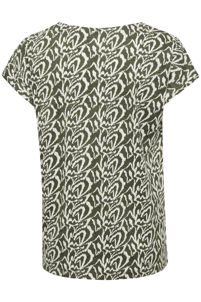KAGERDA JERSEY BLOUSE 10507566 104354 Grape Leaf Antique Graphic