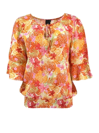 FOS Amsterdam Blouse VICKEY EXOTIC 6557 805 MANDARIJN