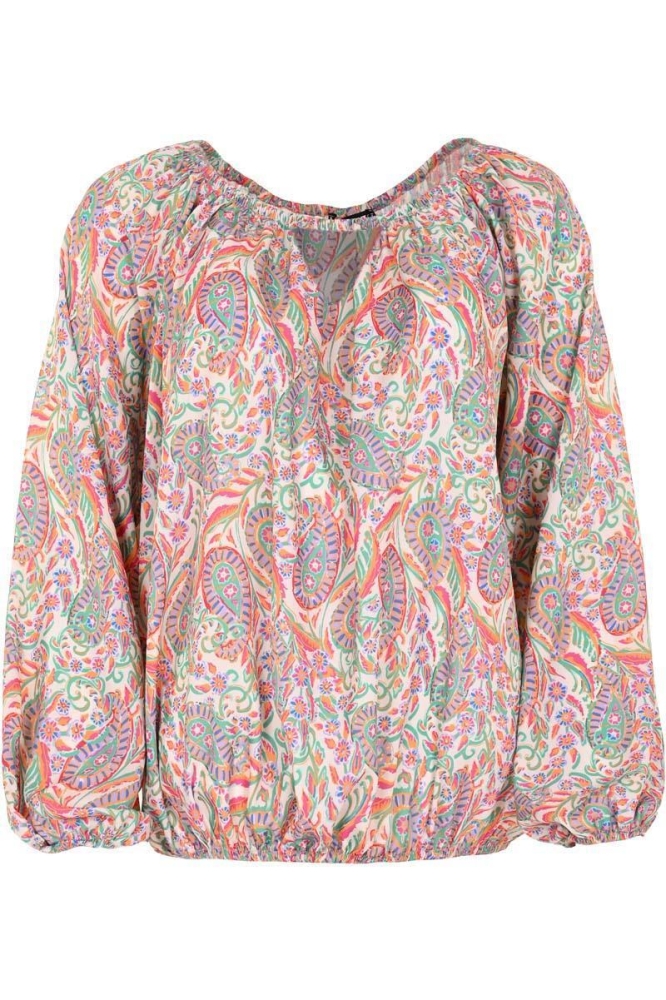FELISHA BLOUSE SU23 20 307 SUMMER PAISLEY