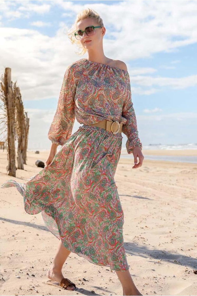 FELISHA BLOUSE SU23 20 307 SUMMER PAISLEY