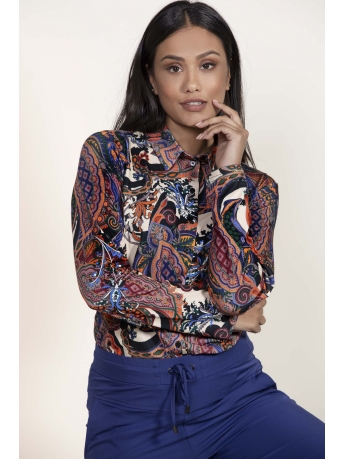 AndCo Woman Blouse LOTTE PAISLEY BL258 35115 MU-Mauve Multi