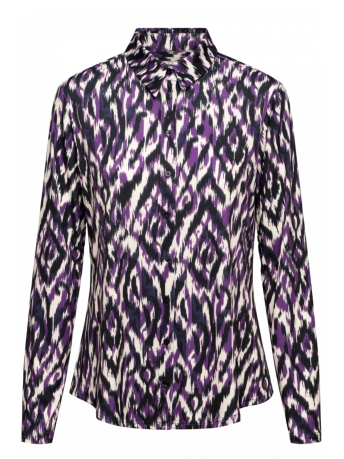 AndCo Woman Blouse LOTTE RANDOM IKAT BL276 36105 PU-Purple (Multi)