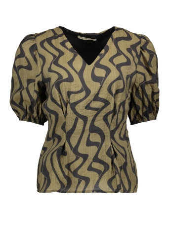 Peppercorn Blouse OLINE V NECK HALF SLEEVE PC7114 3820P CAPERS