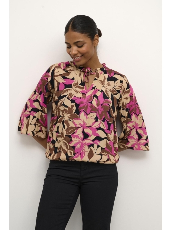 Kaffe Blouse KADORITA BLOUSE 10507592 104437 SHOKING PINK FLOW