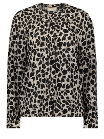 Freequent Blouse FQADNEY BLOUSE 203015 MOONBEAM W BLACK
