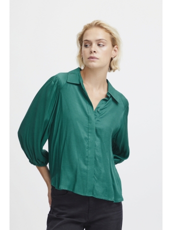 Ichi Blouse IHCOLORADA SH 20113878 185424 CADMIUM GREEN
