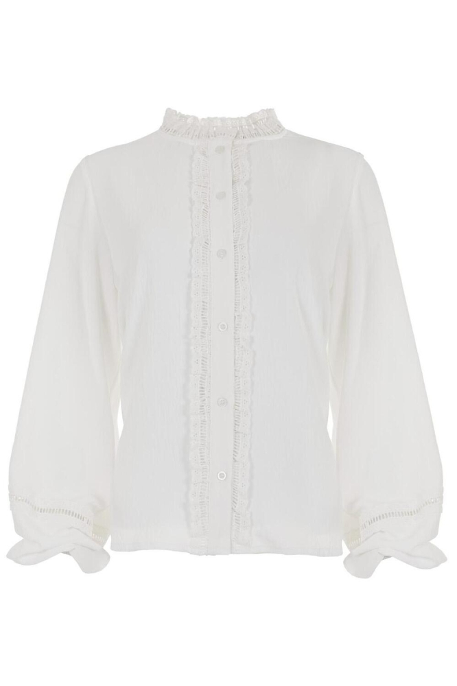 GALAXY BLOUSE FA23 20 309 OFF WHITE D1