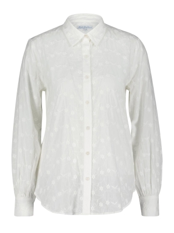 Red Button Blouse BOBIE BLOUSE EMBROIDERY SRB4133 68 OFF WHITE