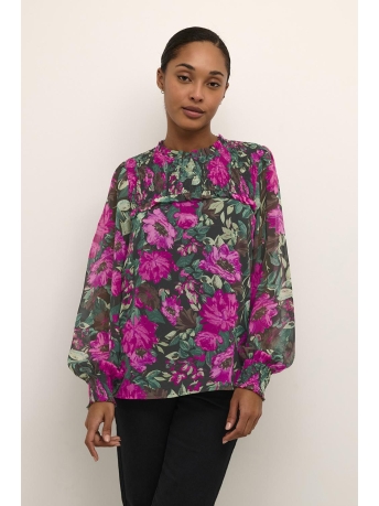 Kaffe Blouse KAWILLA BLOUSE 10507945 104946 FUCHSIA FLOWER PRI