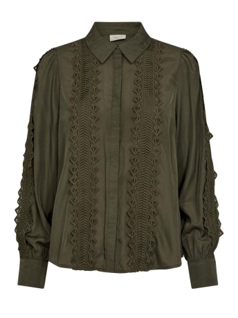 Freequent Blouse FQSWEET SHIRT 201387 OLIVE NIGHT