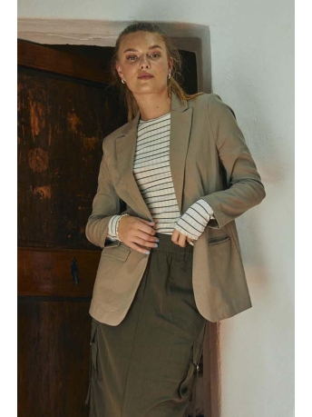 Freequent Blazer FQNANNI JA FASHION STRUC 126724 DESERT TAUPE MELANGE